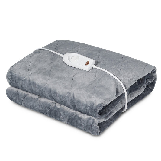 Topbuy 50''x60'' Electric Throw Blanket Flannel Heated Blanket with 3 Heating Levels