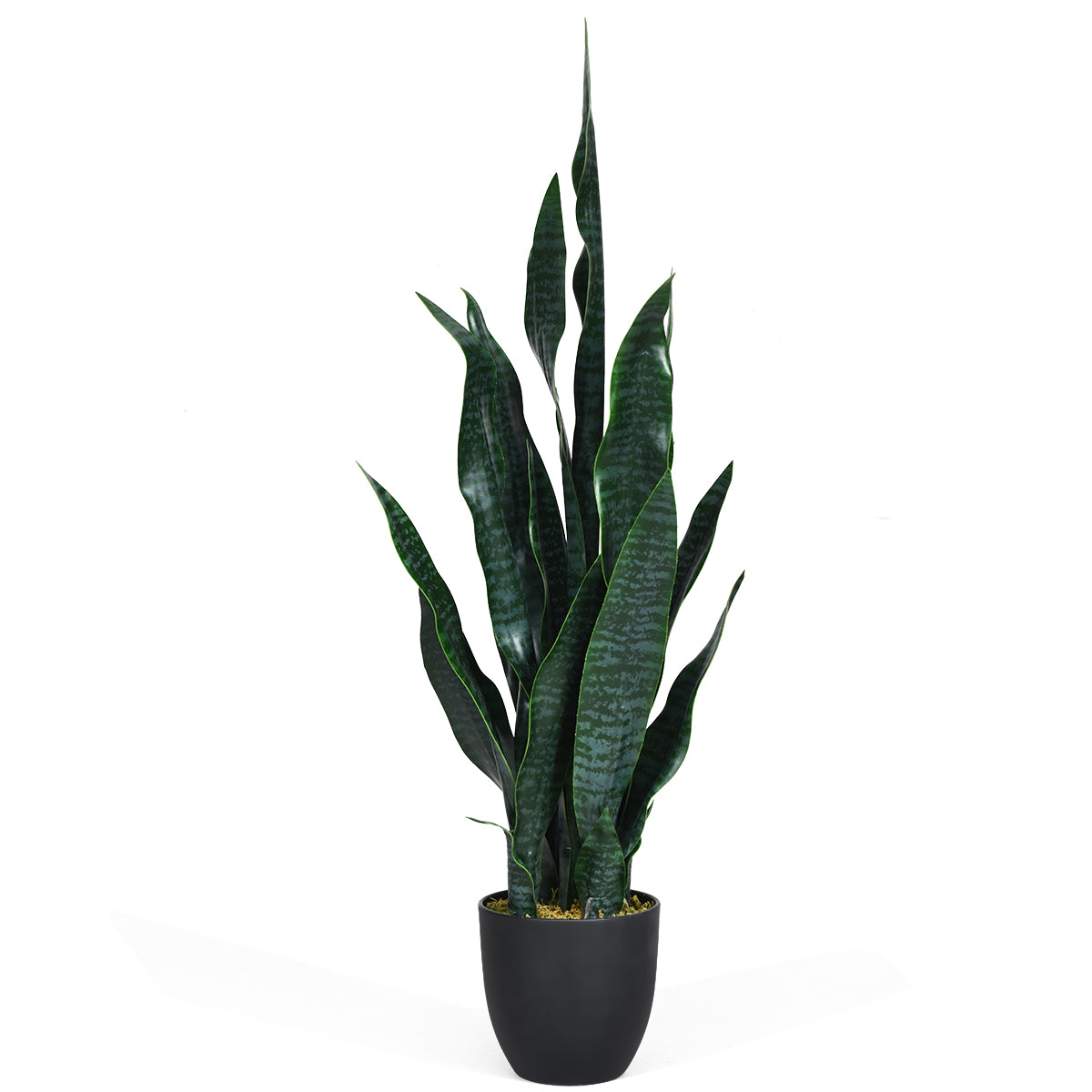 Topbuy Artificial Tiger Plant Faux Agave Fake Sansevieria for Indoor-Outdoor Decoration