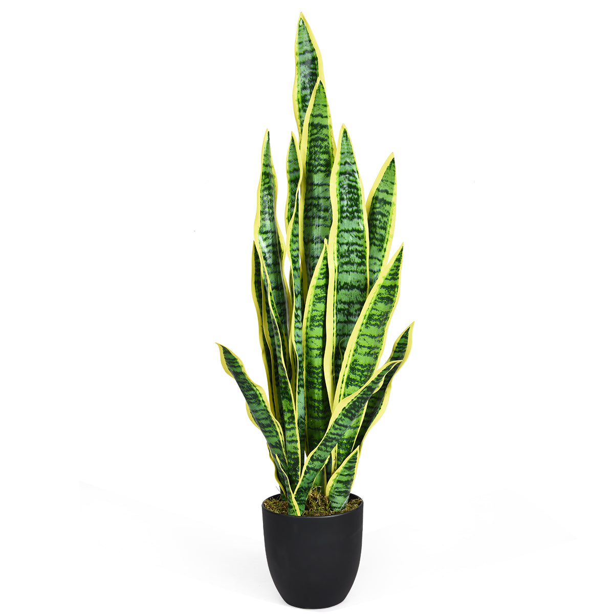 Topbuy Artificial Tiger Plant Indoor & Outdoor Decoration Faux Agave Fake Sansevieria