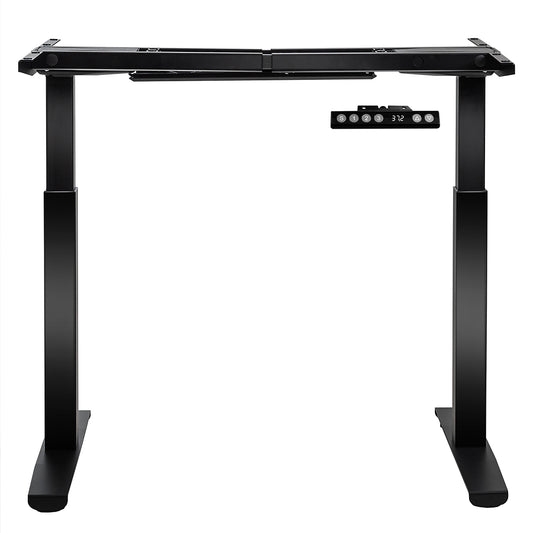 Topbuy Electric Standing Desk Frame Adjustable Motorized Sit Stand Desk Base Black