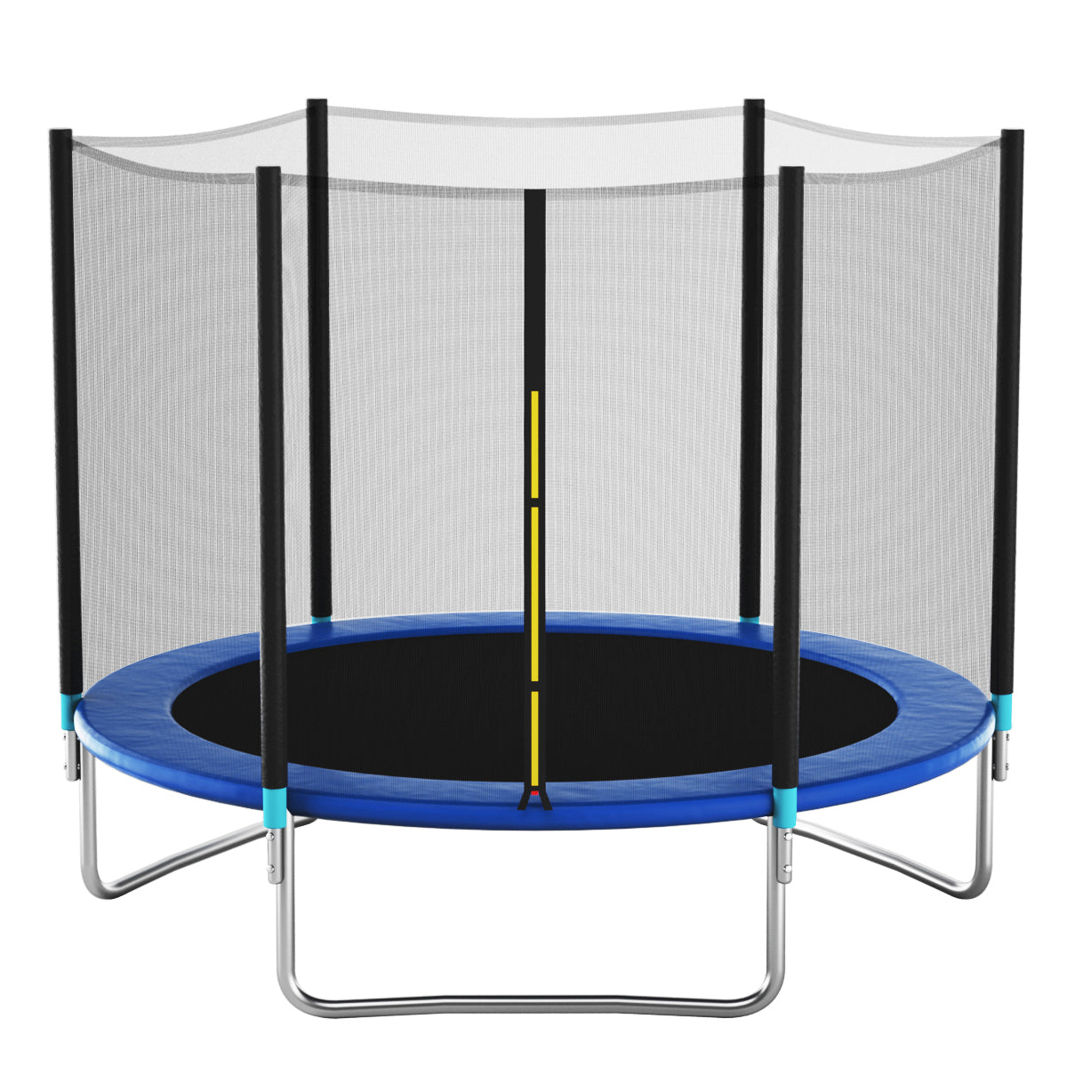 Topbuy 8 FT Recreational Trampoline Combo Bounce Jump Bed with Safety Enclosure Net