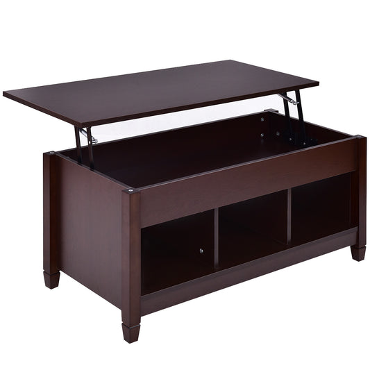 Topbuy Multifunctional Modern Lift Top Coffee Table Desk Dining Furniture For Home, Living Room, Decor