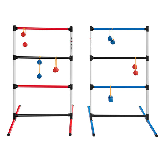 Topbuy Portable Ladder Toss Set 12 Balls Outdoor Lawn Family Game Set