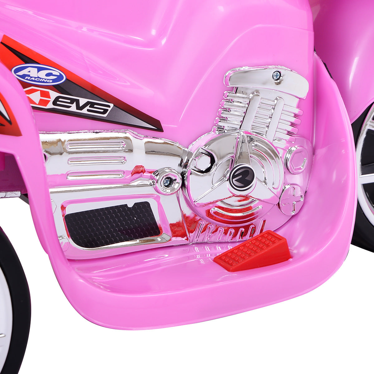 Topbuy 6V Battery Powered Motorcycle Kids Ride On 3 Wheels bicycle Black/Blue/Grey/Pink/Red