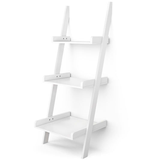 Topbuy 3-Tier Corner Ladder Shelf Flower Racks Plant Stand Storage Book Shelf for Garden