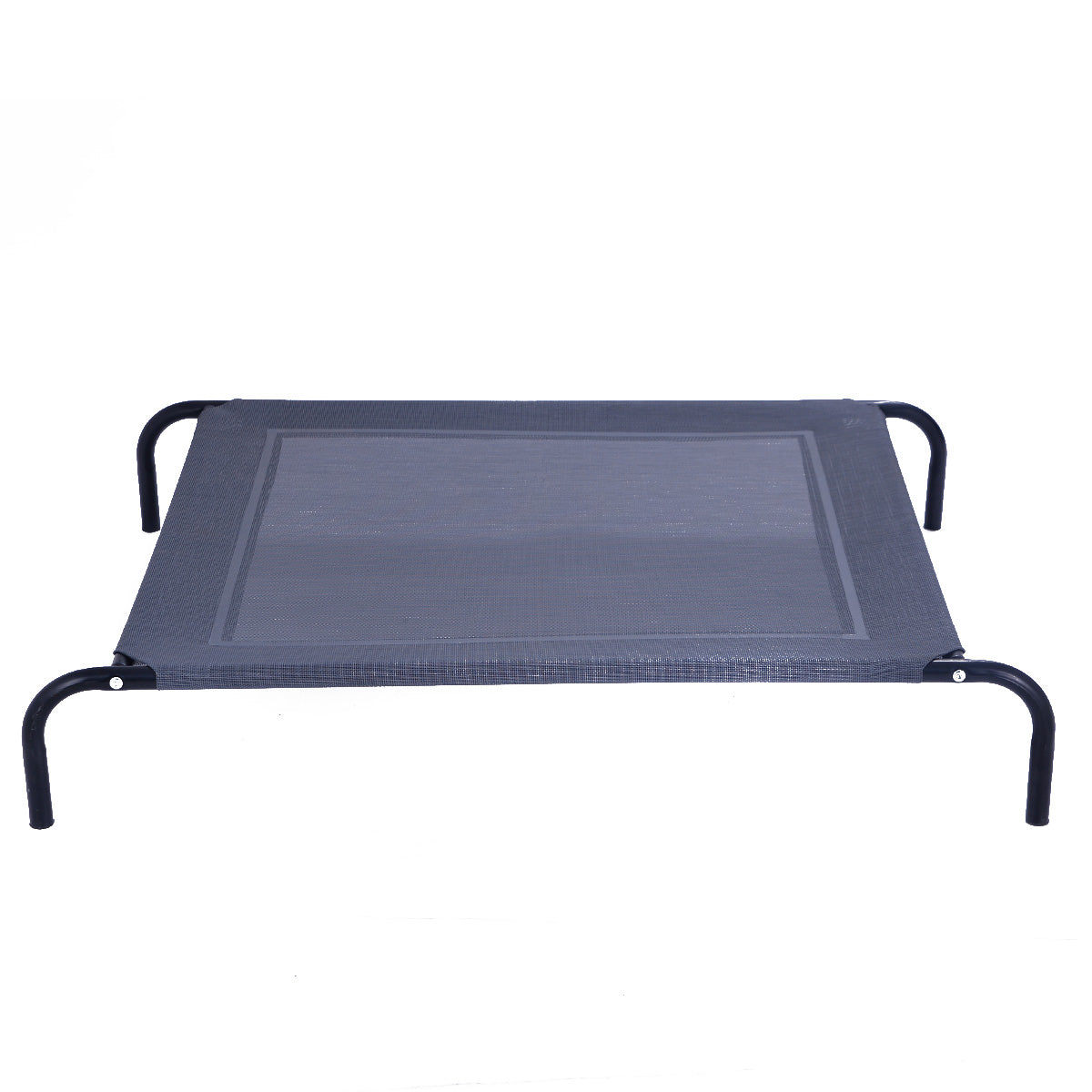 Topbuy Steel Frame Elevated Dog Cat Bed Large Pet Cot Indoor Outdoor