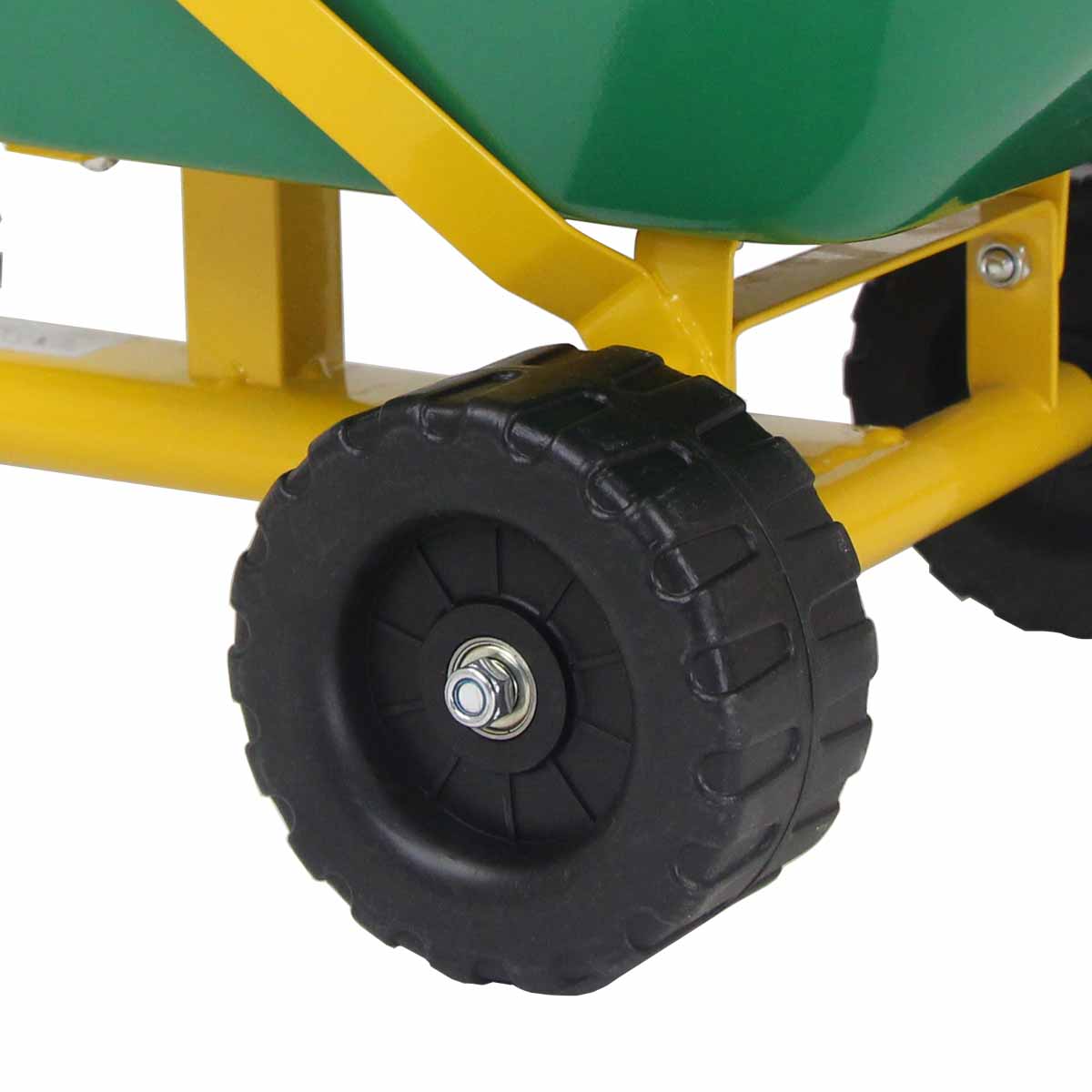 Topbuy Sand Dumper Kid Ride-on Sand Digger Heavy Duty Digging Scooper 4-Wheel Toy Green/Red