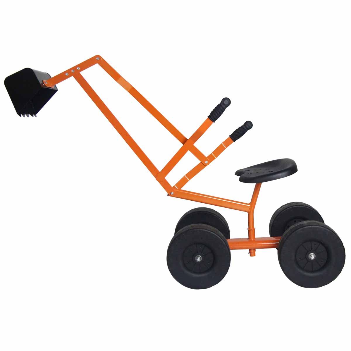 Topbuy Kid Ride-on Sand Digger Heavy Duty Digging Scooper 4-wheel Toy Excavator