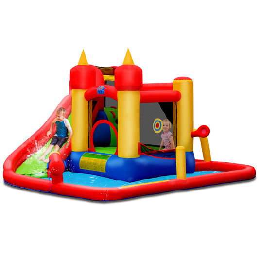 Topbuy Inflatable Water Slide Jumping Bounce House for Kids