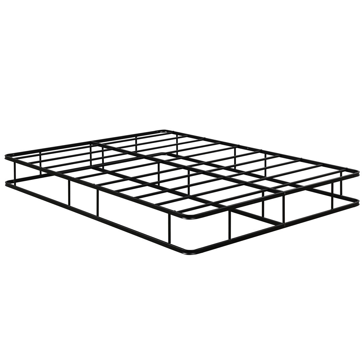 Topbuy Queen Size Bed Frame Steel Slat Mattress