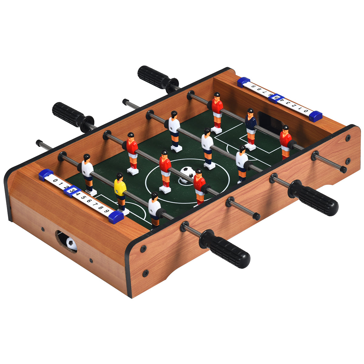 Topbuy 20'' Foosball Table Mini Tabletop Soccer Game Christmas Gift Football Sports