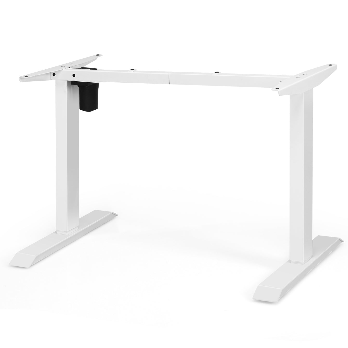 Topbuy Electric Height Adjustable Standing Desk Frame Workstation Base Black/White