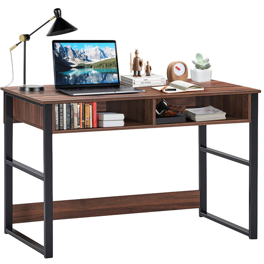 Topbuy Computer Desk Study Writing Table w/2 Drawers Workstation for Home Office