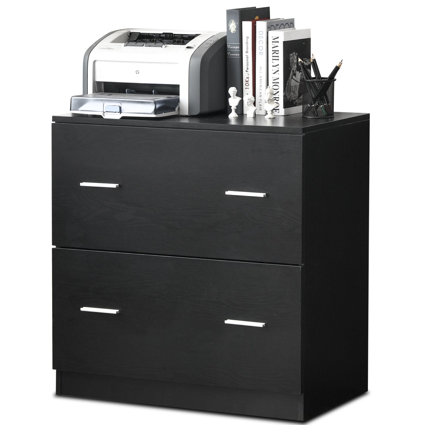 Topbuy 2-Drawer File Cabinet for Letter/Legal Size with Lock Home&Office Large Lateral File Cabinet