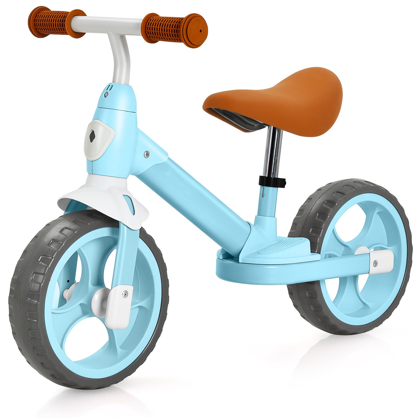 Topbuy Kids Balance Bike Toddler Running Bicycle Lightweight Training Bicycle w/Seat Height Adjustable Blue/Red/Pink