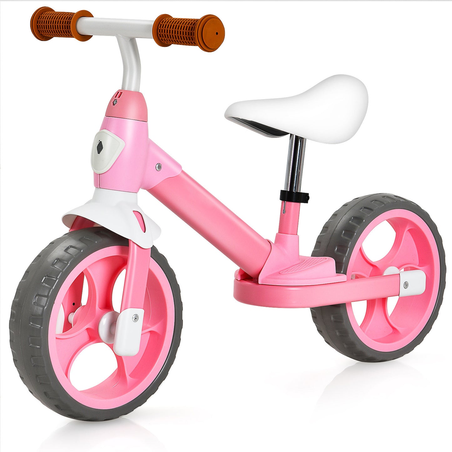 Topbuy Kids Balance Bike Toddler Running Bicycle Lightweight Training Bicycle w/Seat Height Adjustable Blue/Red/Pink