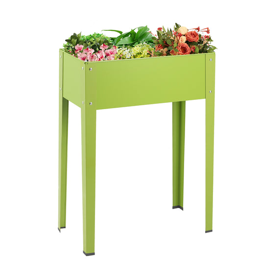 Topbuy Outdoor Elevated Garden Plant Stand Raised Garden Bed with Legs for Indoor and Outdoor Use 25'' x13'' x 31.5''