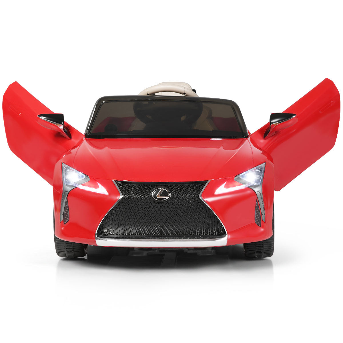 Topbuy Lexus Licensed Electric Kids Ride on Car with Remote Control Black/White/Red