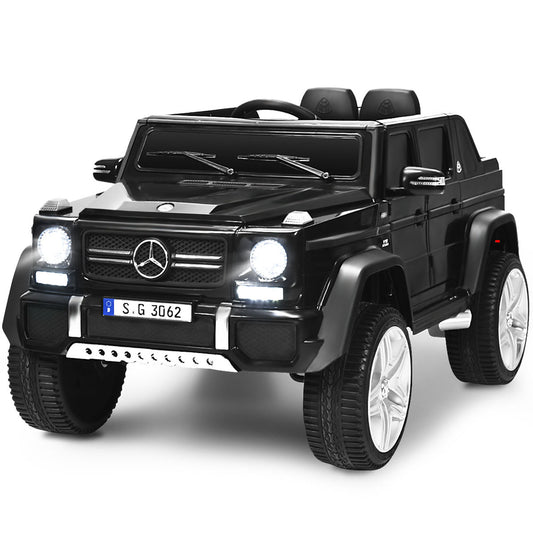 Topbuy Licensed Mercedes Benz 12V Electric Kid RC Car Battery Powered Ride On Car Black/Navy/White/Pink