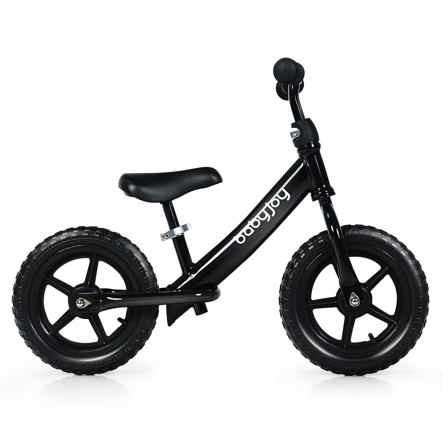 Topbuy Kids No Pedal Training Balance Bike with Adjustable Seat &EVA Foam Tires Pink/Blue/Black